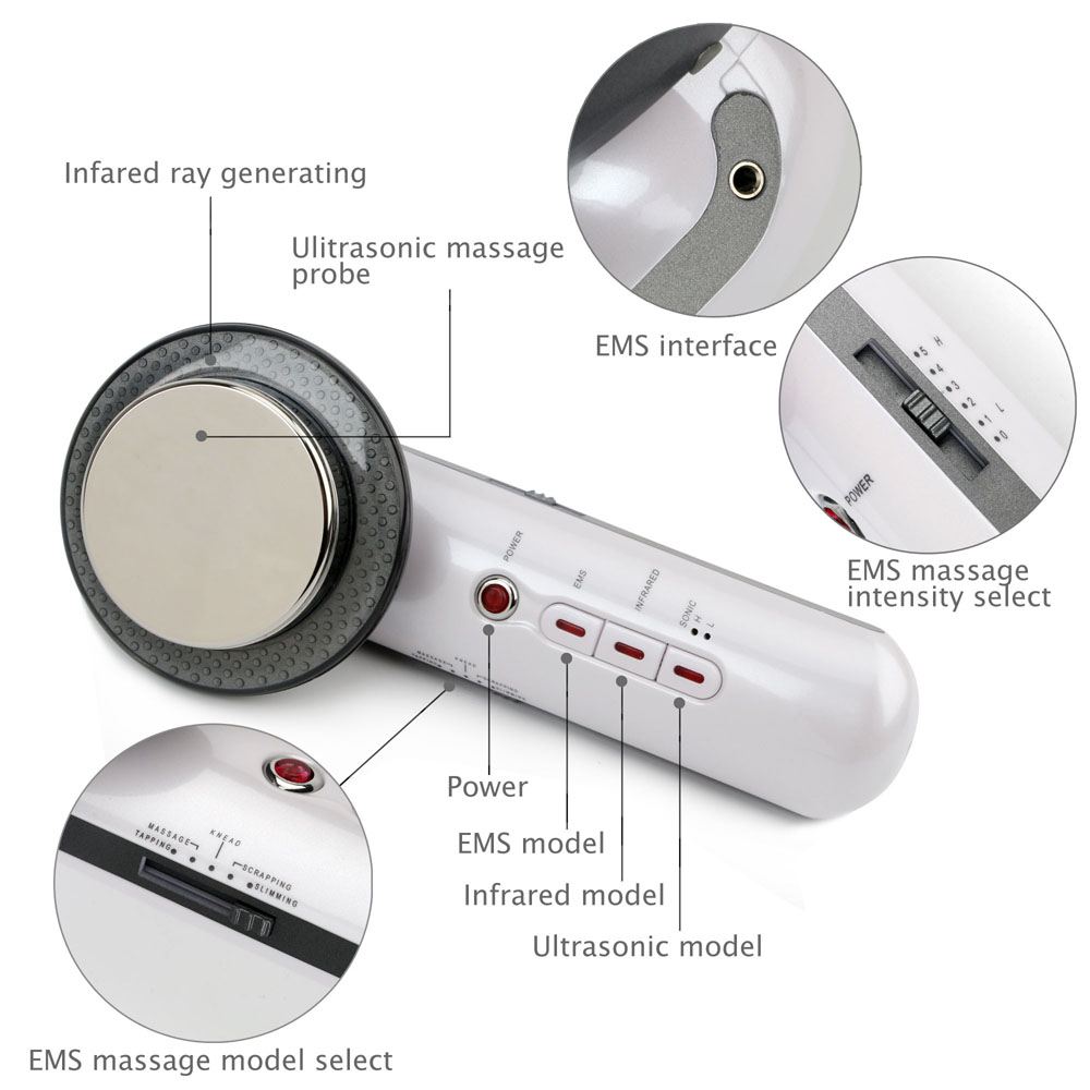3 in 1 Ultrasonic Cavitation E – Galvanic Skin Sensor recenzja i cena