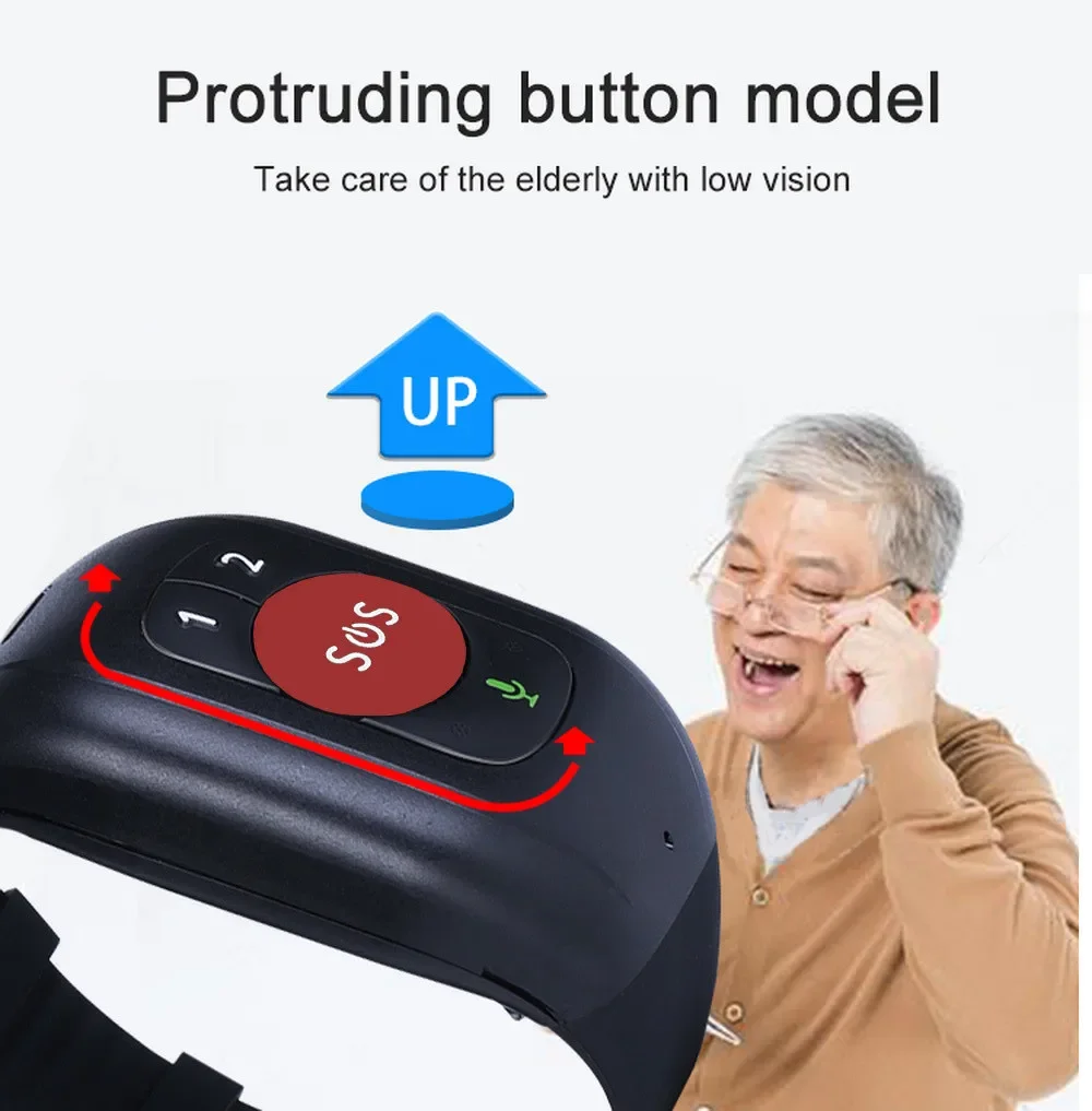 Elderly 4G LTE SOS Watch GPS T – Fall Detection Watch recenzja i cena