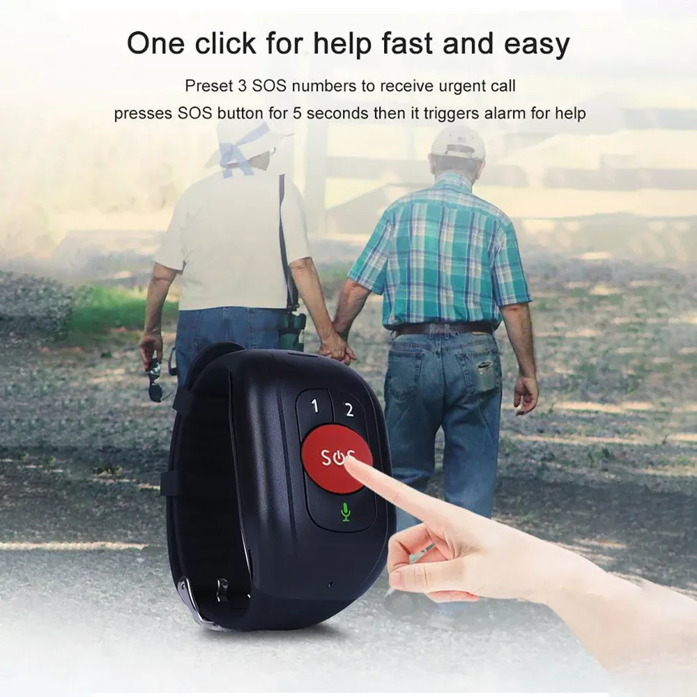 Elderly 4G LTE SOS Watch GPS T – Fall Detection Watch recenzja i cena