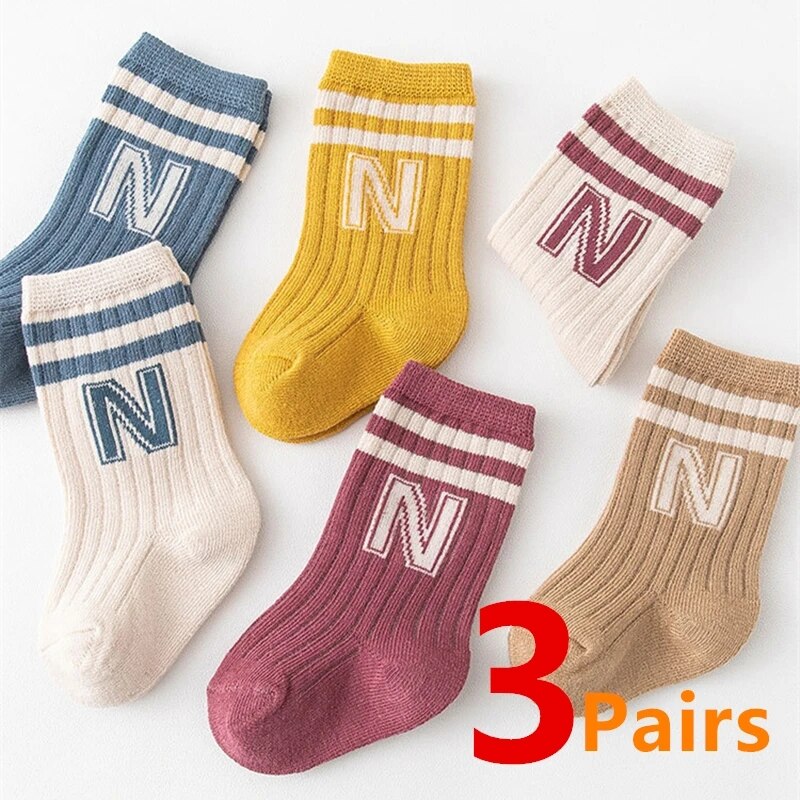 3 Pairs Baby Letter Socks Knit – Baby Sock Oximeter recenzja i cena