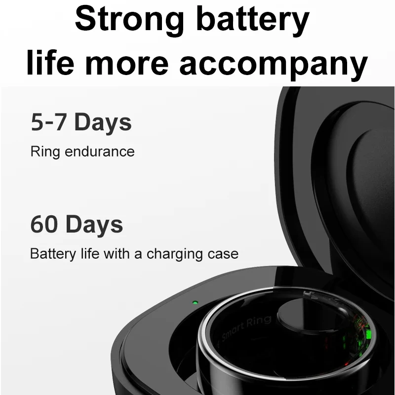 Smart Ring with Charging Case  – Temperature Ring Skin recenzja i cena