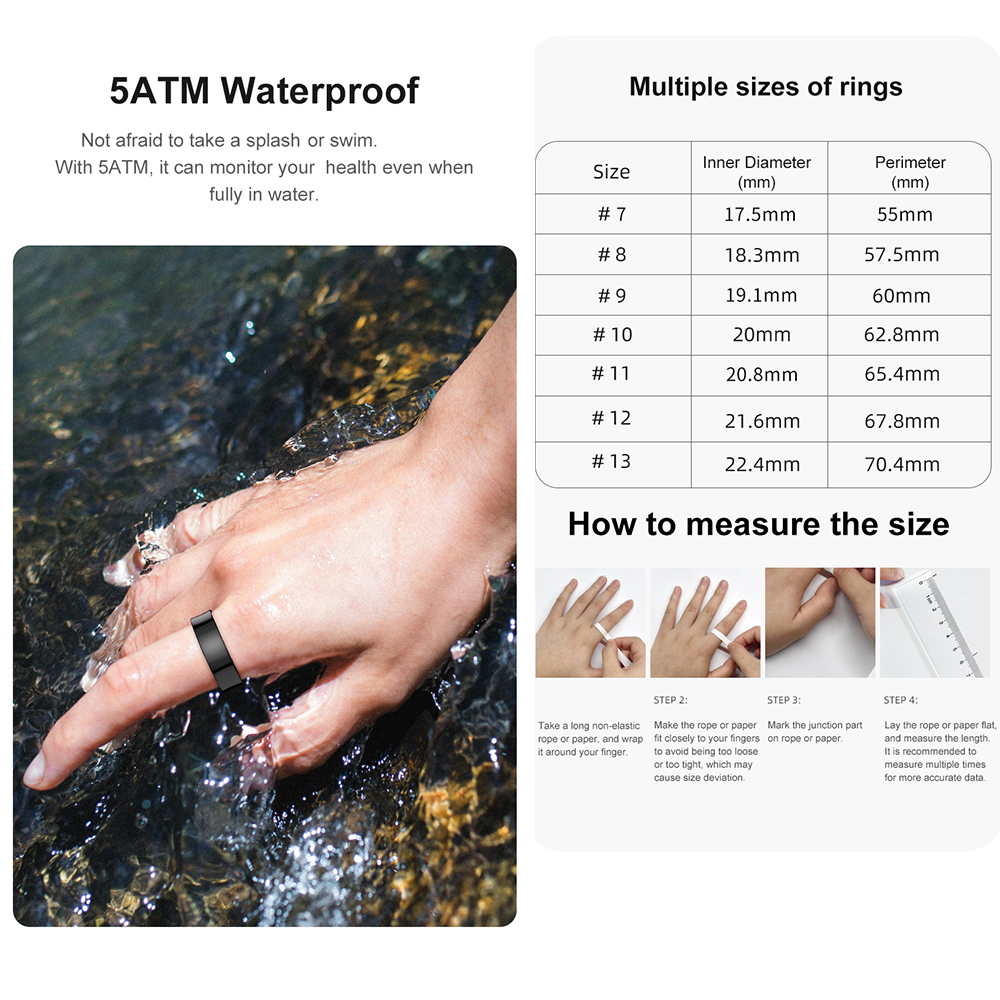 R09 Stainless Steel Smart Ring – Temperature Ring Skin recenzja i cena
