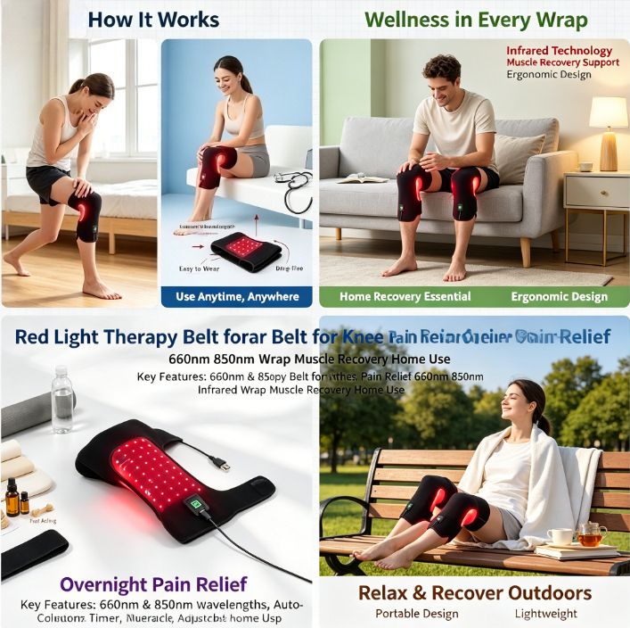 Smart Timer Red Light Therapy  – Smart Knee Wrap recenzja i cena