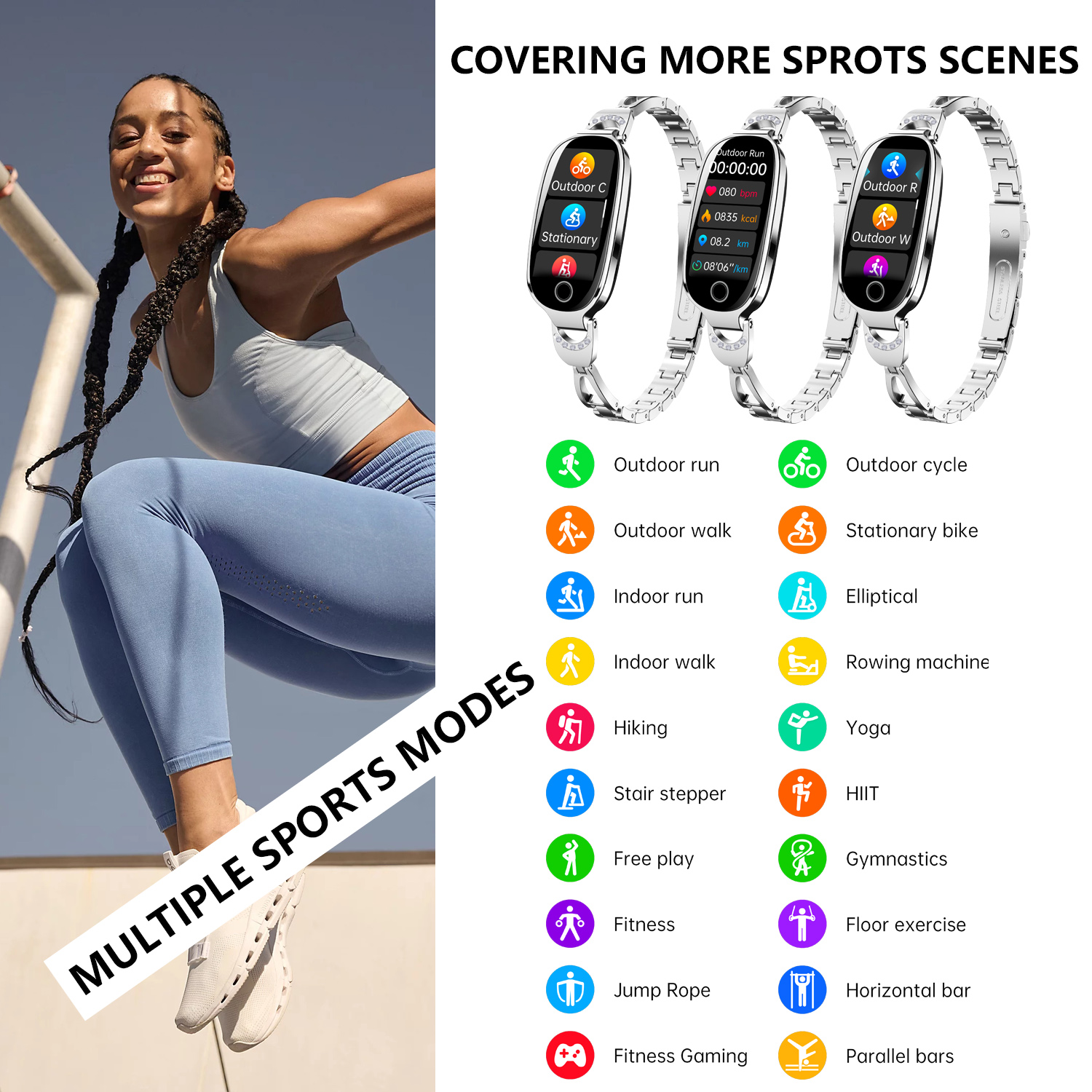 F81 Girl Heart Rate Waterproof – Breath Rate Monitor recenzja i cena