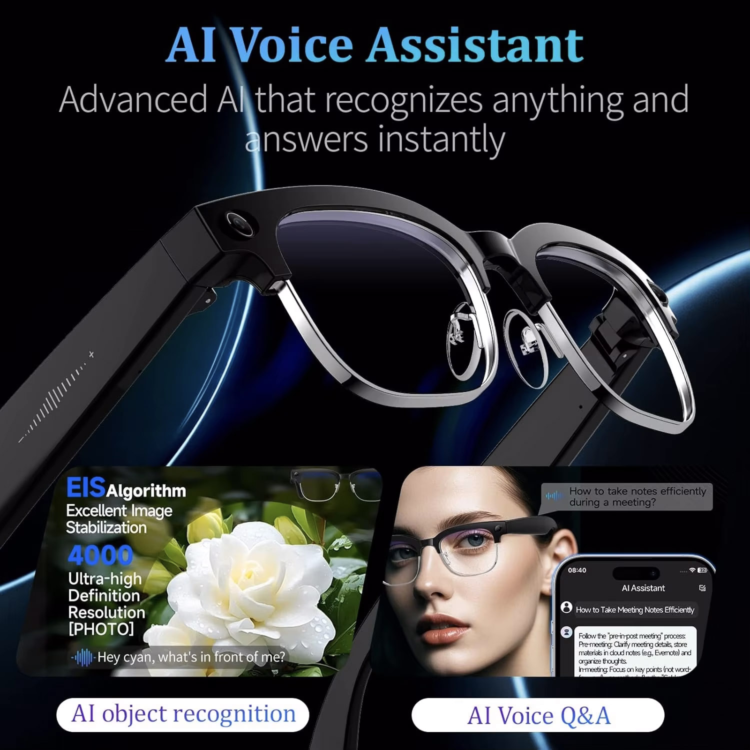 2026 World Premiere 4K HD Came – Smart Glasses Lens recenzja i cena