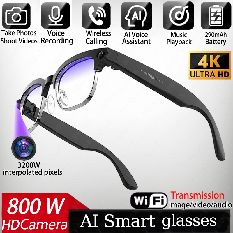 4K Smart AI Glasses 8MP Camera – Smart Glasses Lens recenzja i cena