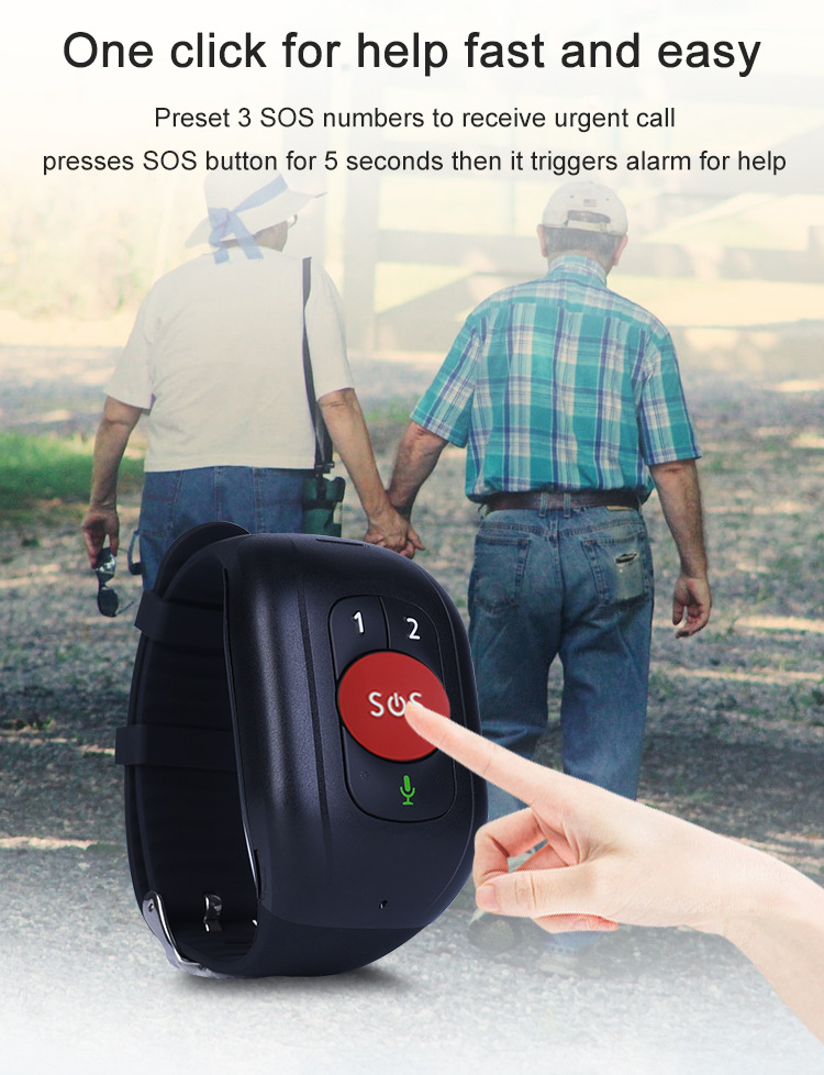 Elderly Watch For Seniors GPS  – Fall Detection Watch recenzja i cena