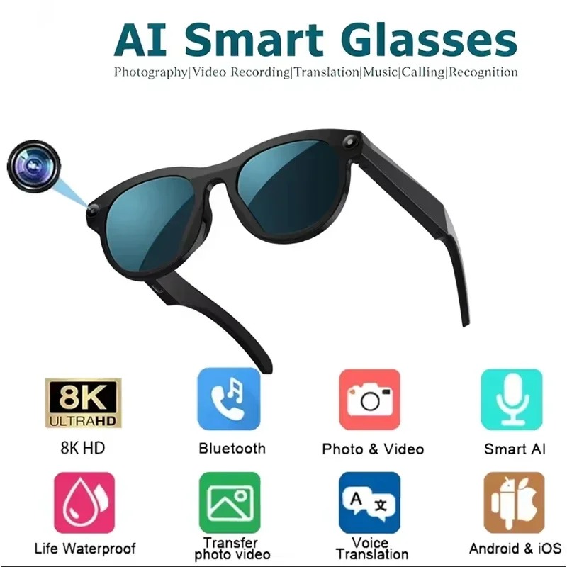 8KHD Smart AI Glasses Color Ch – Smart Glasses Lens recenzja i cena