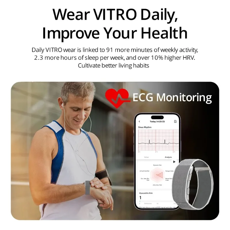 Men Smart Watch ECG Health Blo – Fall Detection Watch recenzja i cena