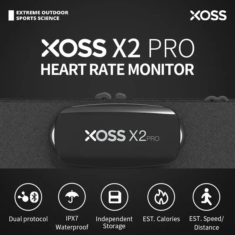 XOSS X2 Pro Chest Strap Heart  – Breath Rate Monitor recenzja i cena
