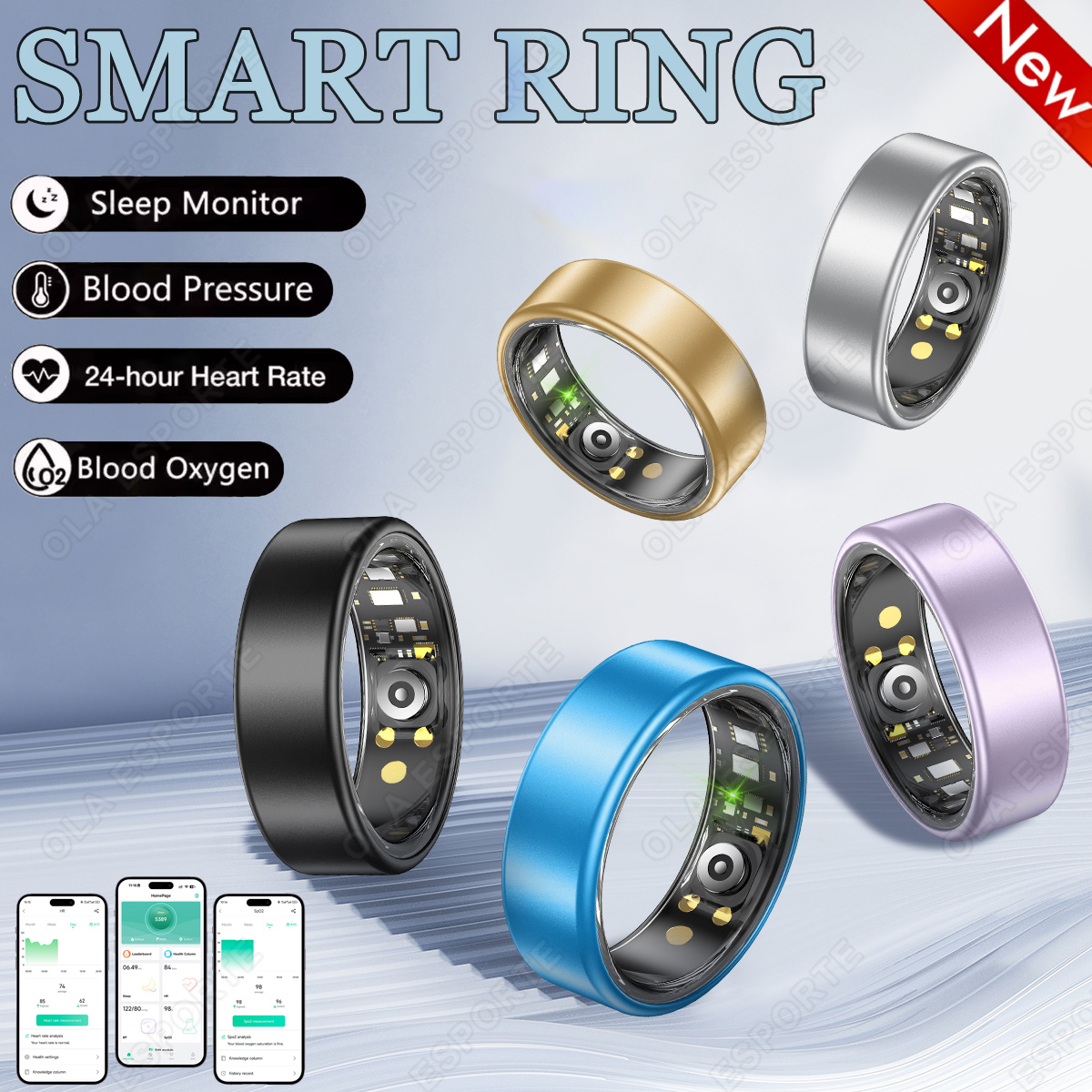 New R09 Smart Ring Men Women w – Temperature Ring Skin recenzja i cena
