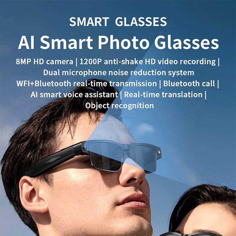 2026 New Al Smart Glasses 800W – Smart Glasses Lens recenzja i cena