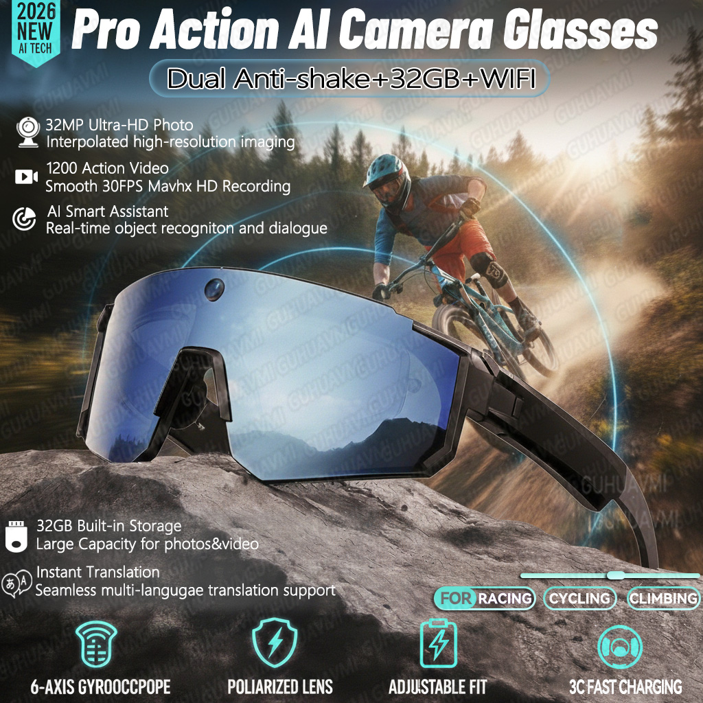 New AI smart shooting&recordin – Smart Glasses Lens recenzja i cena