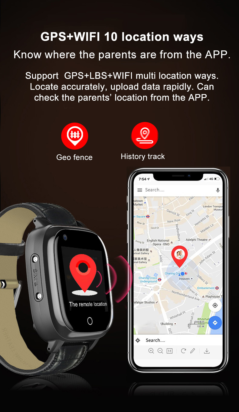 Elderly Smart Watch For Senior – Fall Detection Watch recenzja i cena