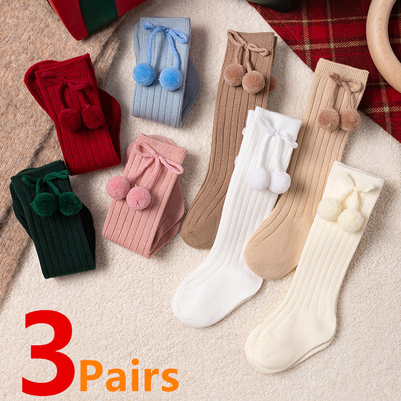 3Pairs/Lot Baby Ball Knee High – Baby Sock Oximeter recenzja i cena