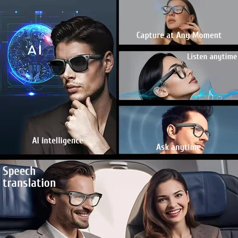 6K HD AI Camera Glasses 800MP  – Smart Glasses Lens recenzja i cena