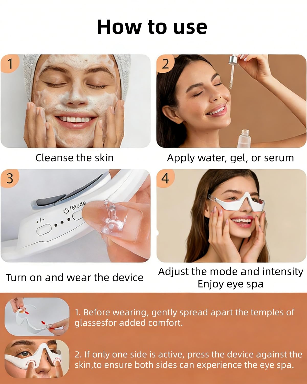 Under Eye Red Light Therapy De – Light Therapy Glasses recenzja i cena