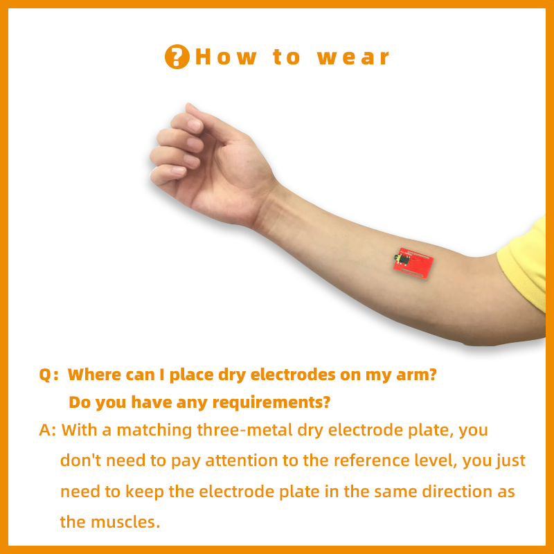 Dry Electrode EMG Sensor Elect – Muscle Sensor Emg recenzja i cena