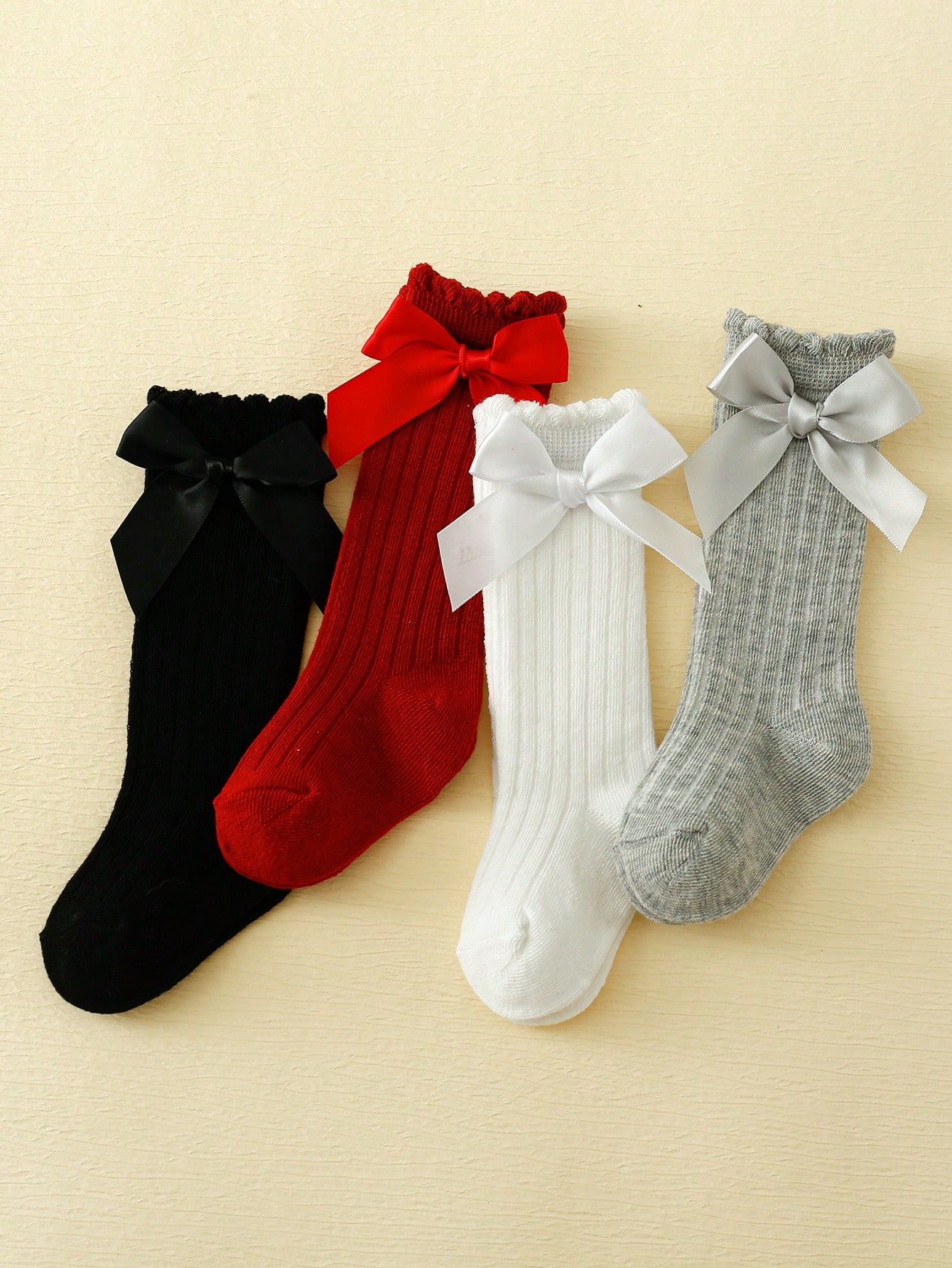 4/5 Pairs Baby Girls Long Knee – Baby Sock Oximeter recenzja i cena