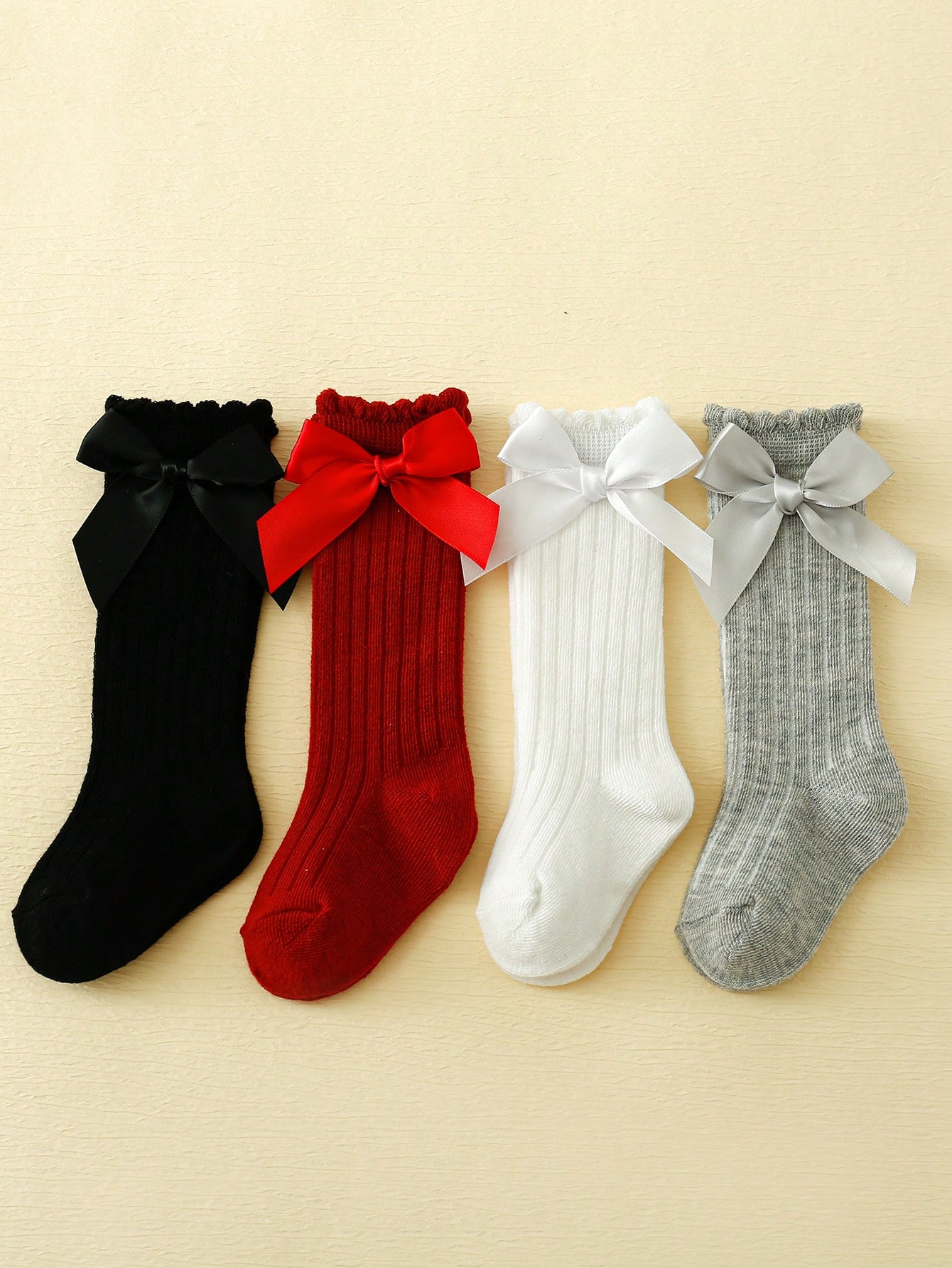 4/5 Pairs Baby Girls Long Knee – Baby Sock Oximeter recenzja i cena