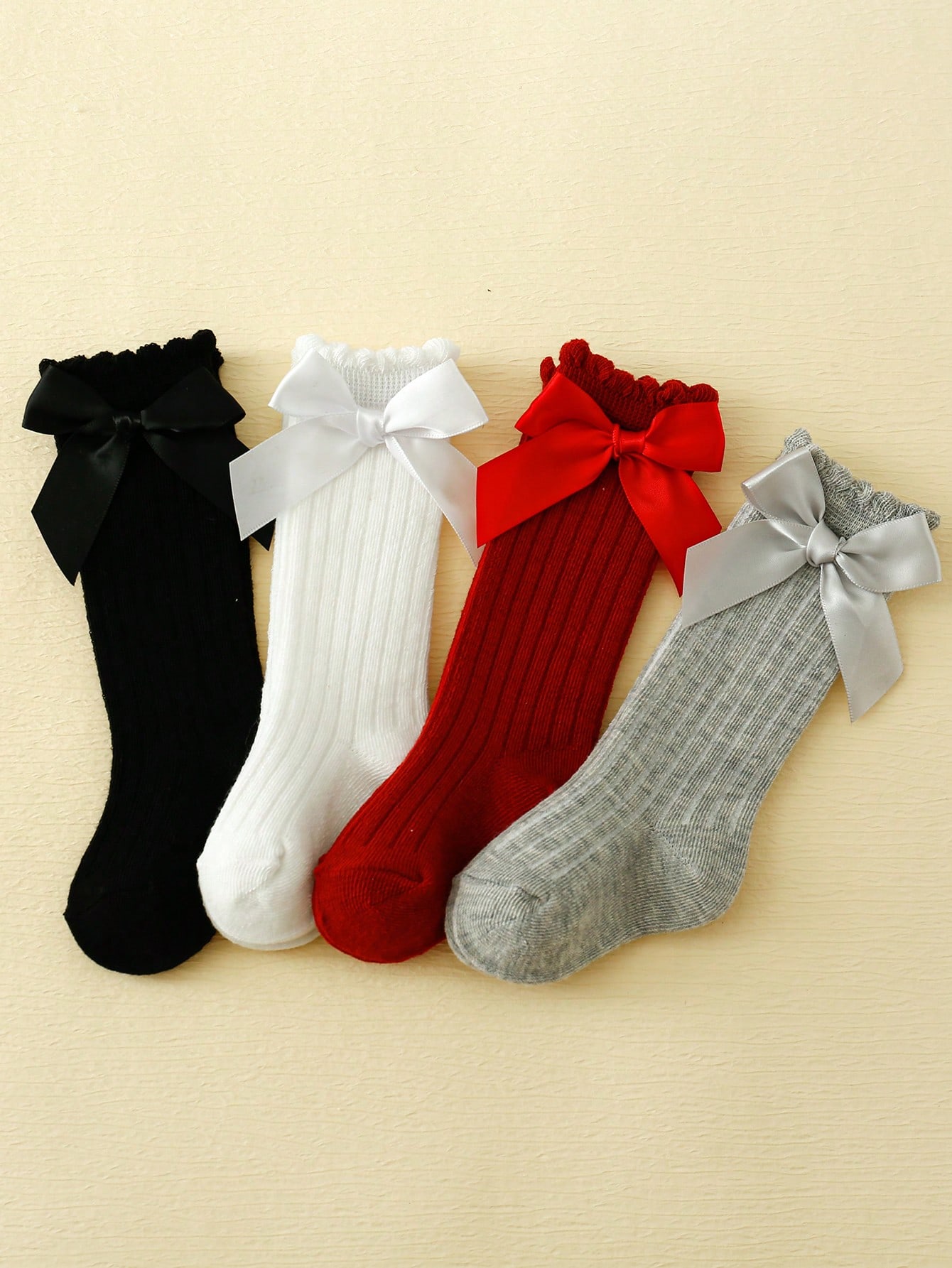 4/5 Pairs Baby Girls Long Knee – Baby Sock Oximeter recenzja i cena