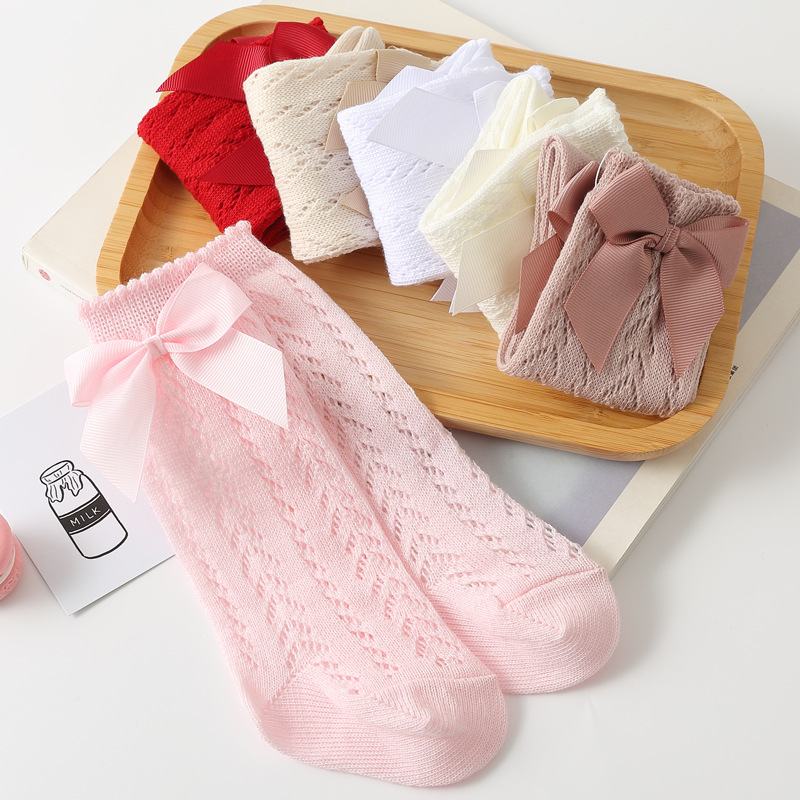 1 Pairs Summer Fashion Bow Bab – Baby Sock Oximeter recenzja i cena