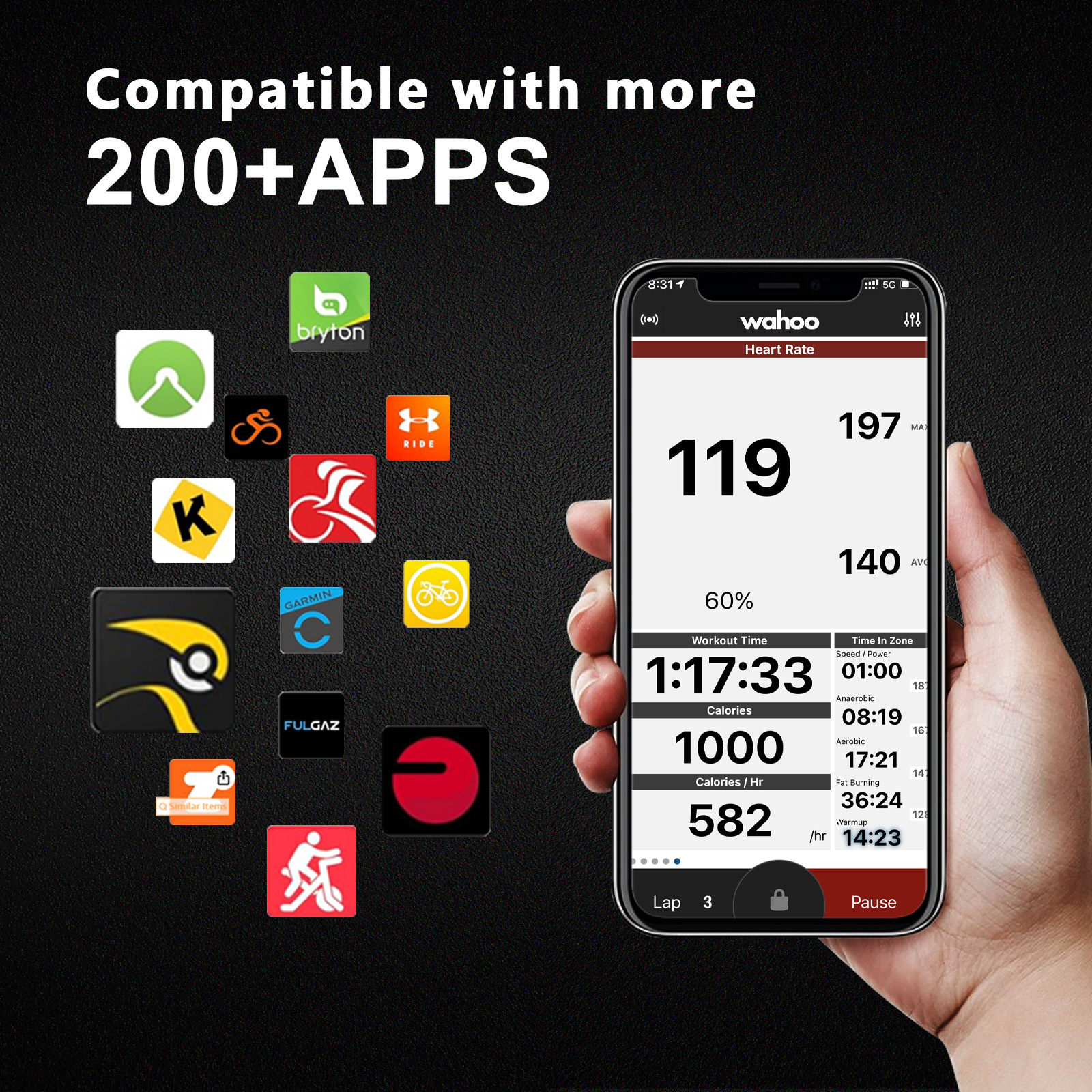 FITCENT Rechargeable 2 in 1 He – Breath Rate Monitor recenzja i cena