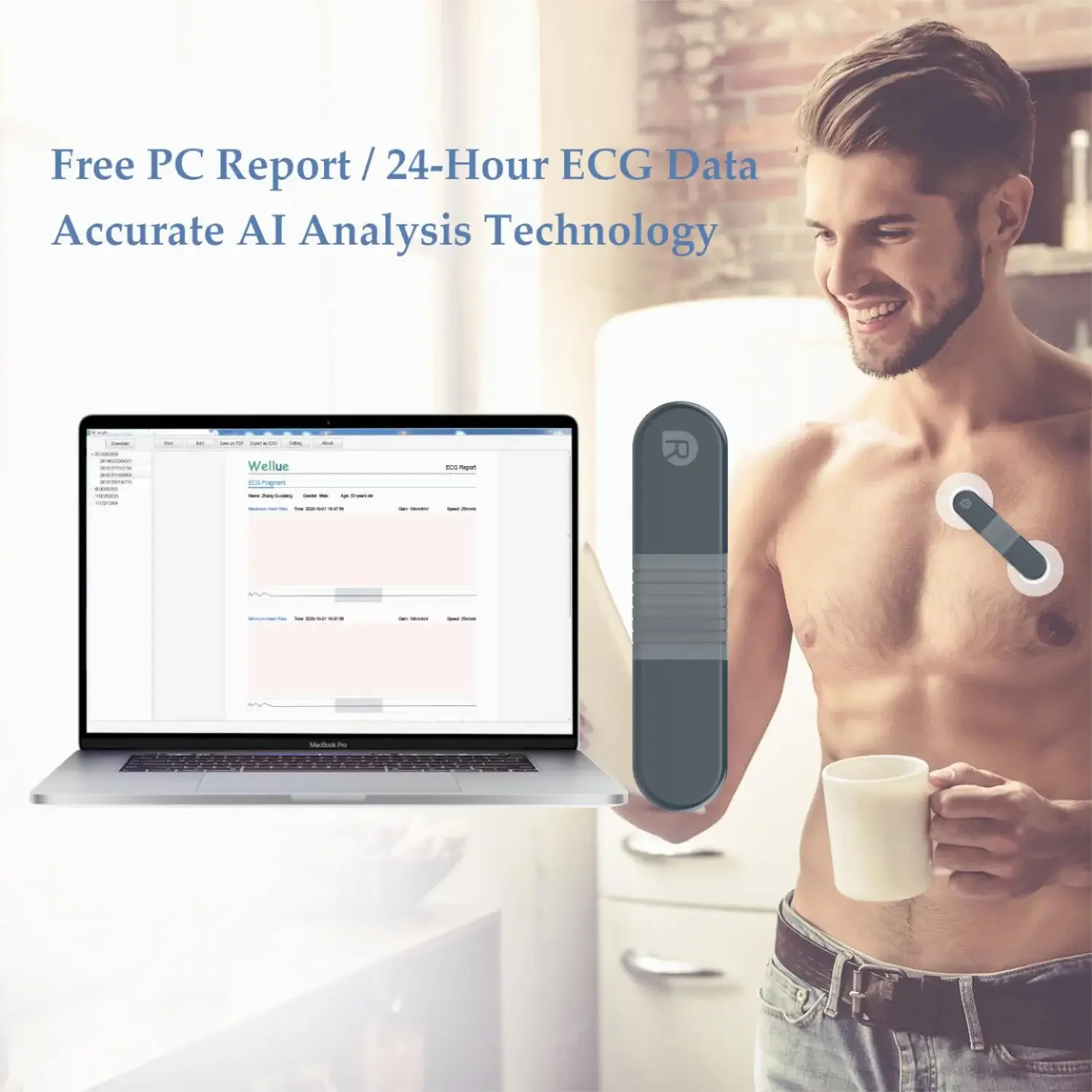 Wireless Bluetooth Dynamic Rec – Ecg Patch Monitor recenzja i cena