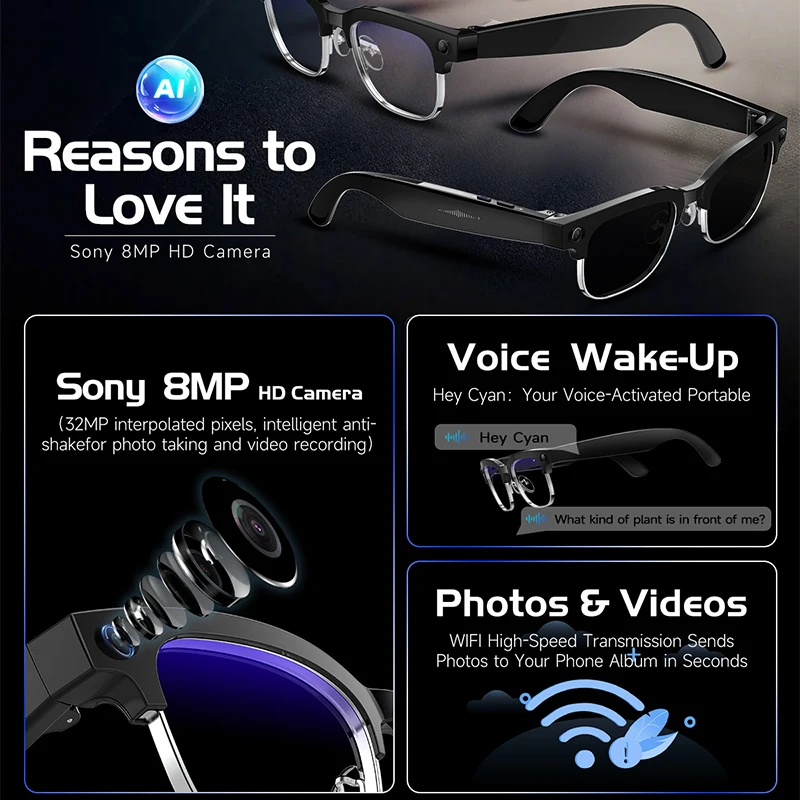 2026New 800W Pixel Camera Smar – Smart Glasses Lens recenzja i cena