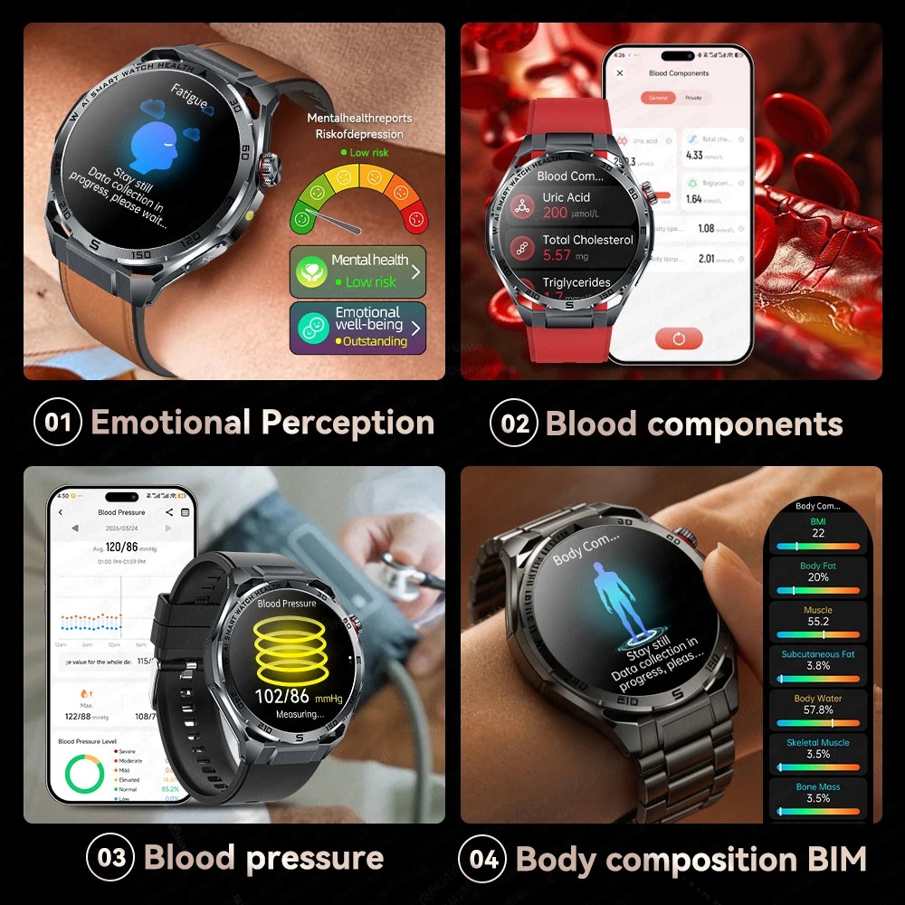 New Blood Pressure Uric Acid B – Fatigue Band Monitor recenzja i cena