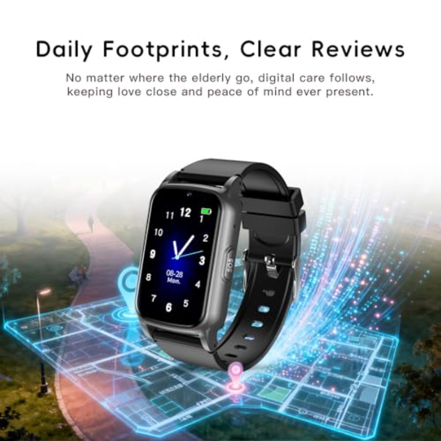 Smart Watch for Seniors with F – Fall Detection Watch recenzja i cena