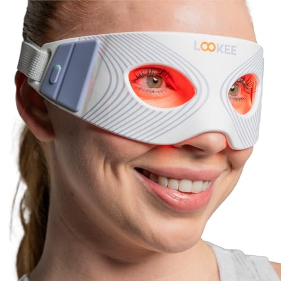 LOOKEE Under Eye Red Light The – Light Therapy Glasses recenzja i cena