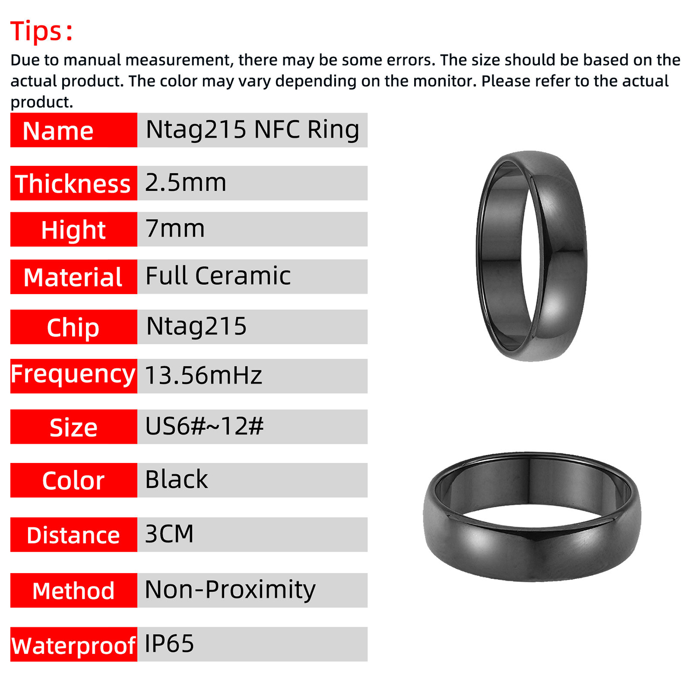 Ntag215 NFC Full Ceramic Smart – Smart Ring Nfc Pay recenzja i cena