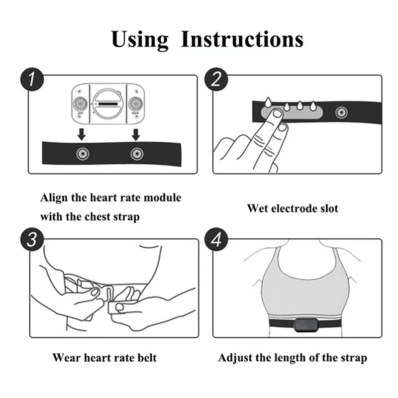 1/2PCS Heart Rate Monitor Ches – Breath Rate Monitor recenzja i cena