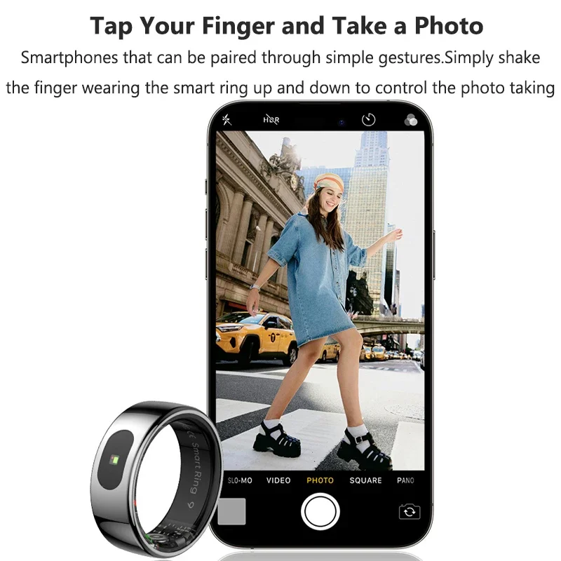 R08 Smart Ring Men Women Charg – Temperature Ring Skin recenzja i cena