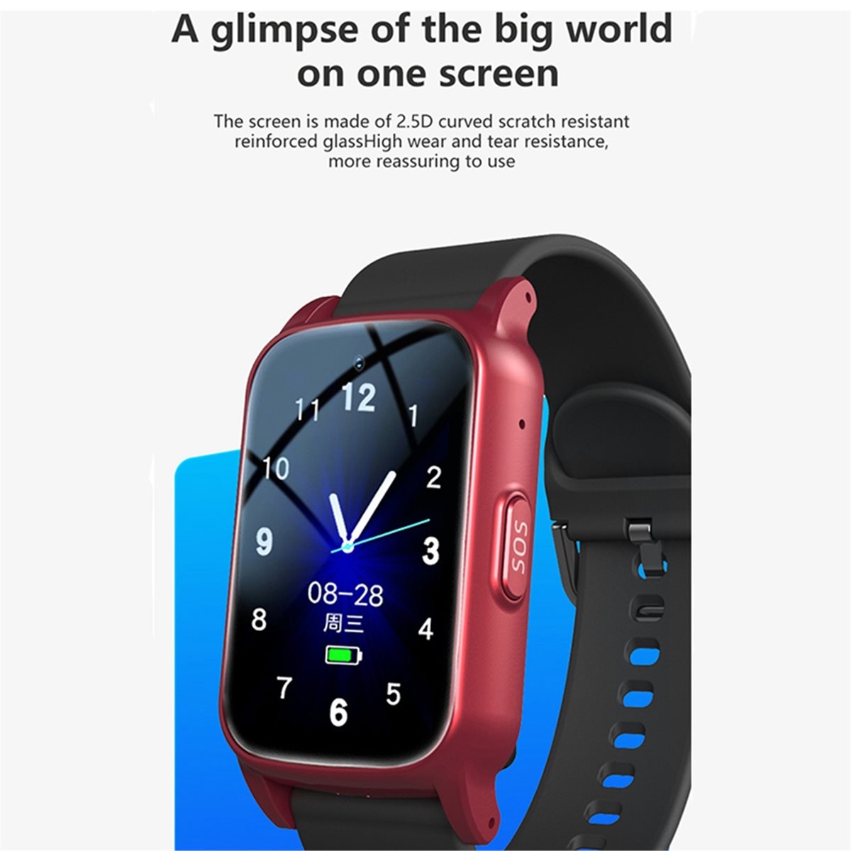 4G Elderly Smart Watch with GP – Fall Detection Watch recenzja i cena