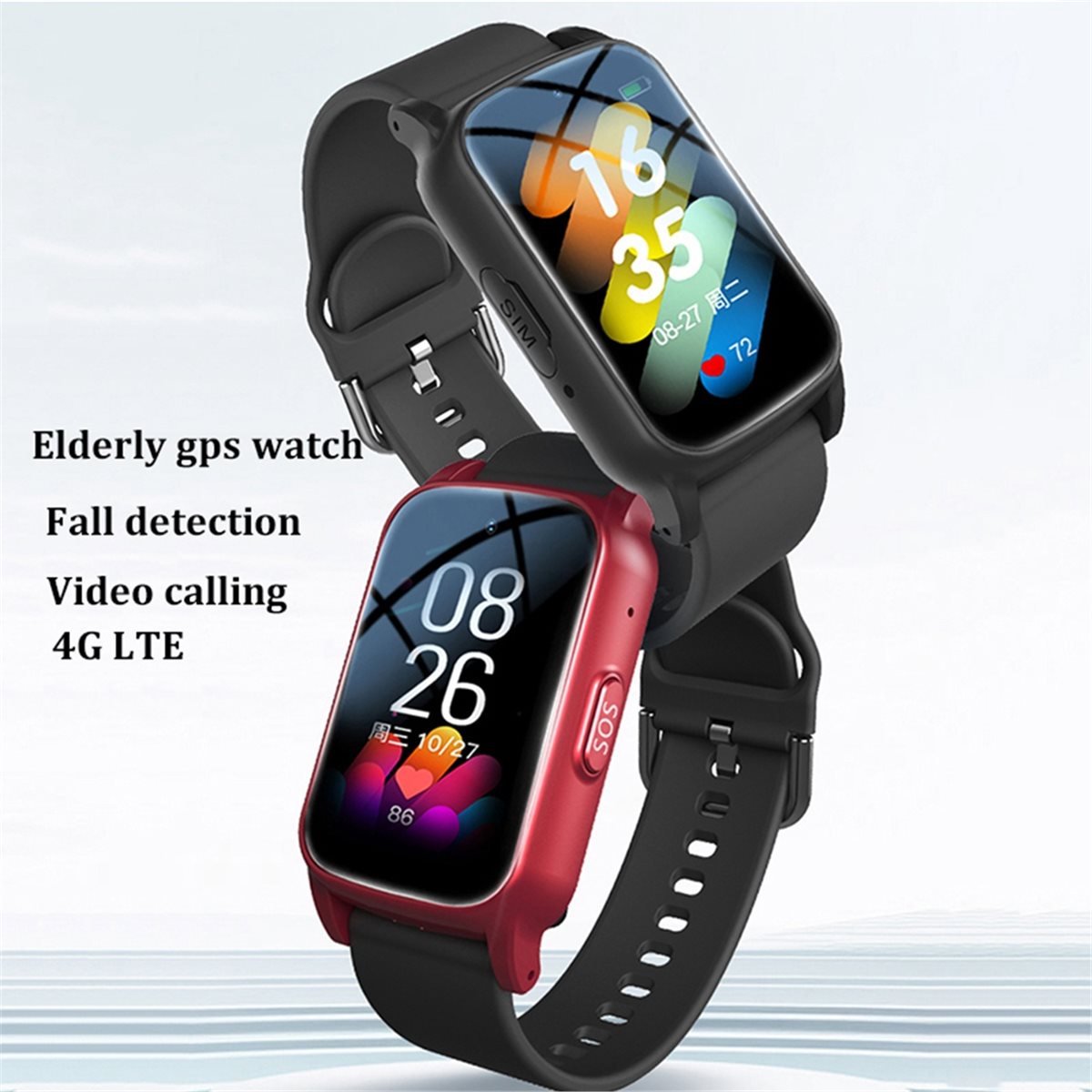 4G Elderly Smart Watch with GP – Fall Detection Watch recenzja i cena