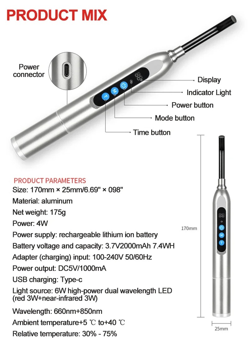 Red Light Therapy Device Canke – Galvanic Skin Sensor recenzja i cena