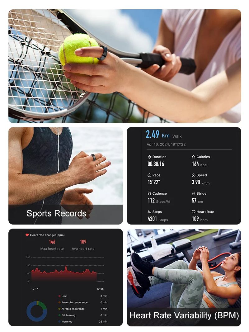 New Smart Ring R09 Health Moni – Temperature Ring Skin recenzja i cena