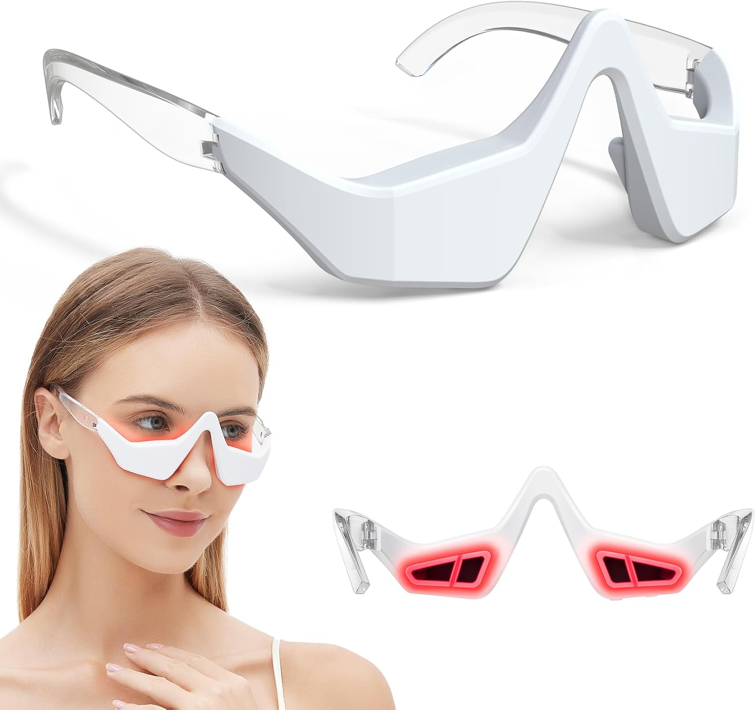 Microcurrent EMS Eye Massager  – Light Therapy Glasses recenzja i cena