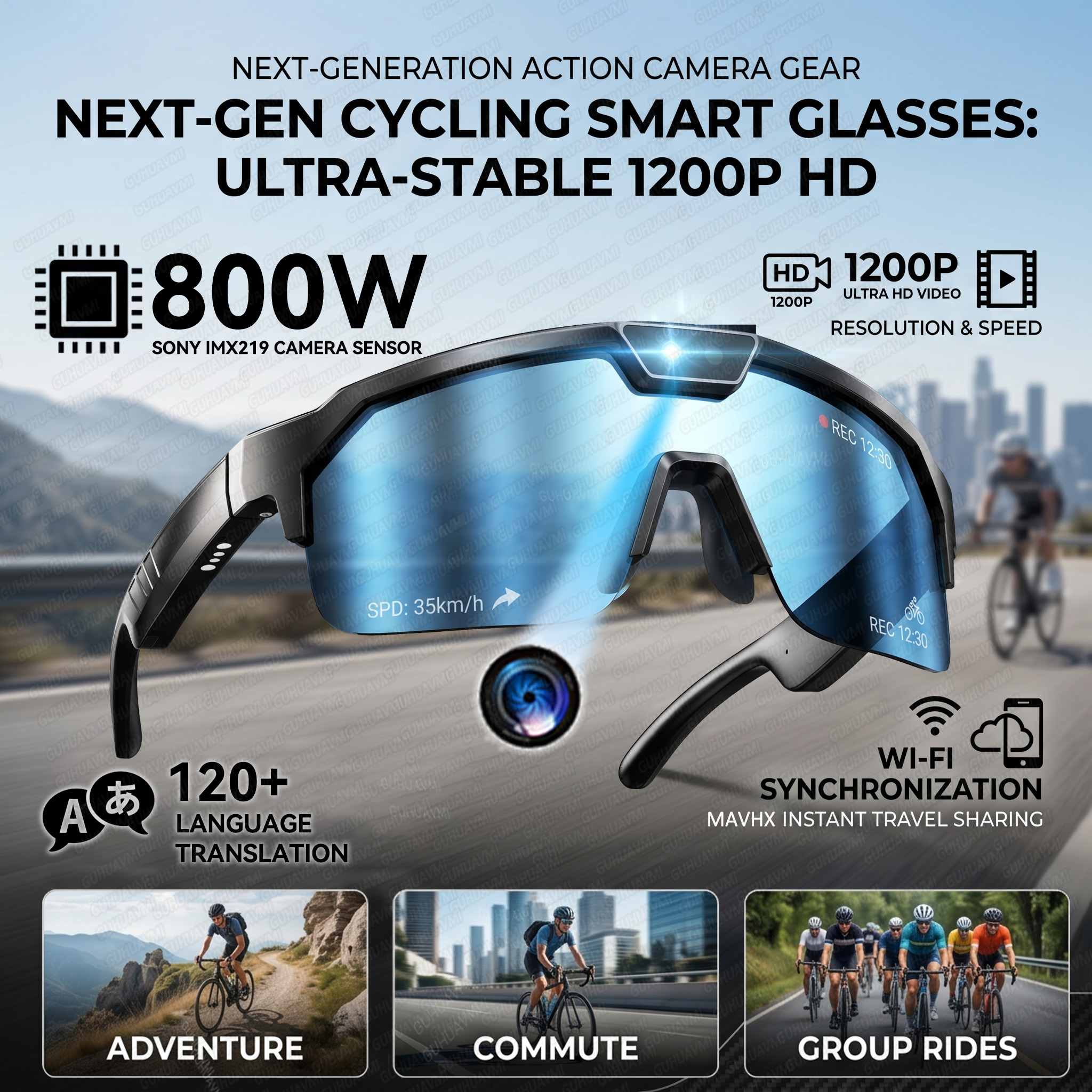 Smart Glasses with 4K HD Anti- – Smart Glasses Lens recenzja i cena
