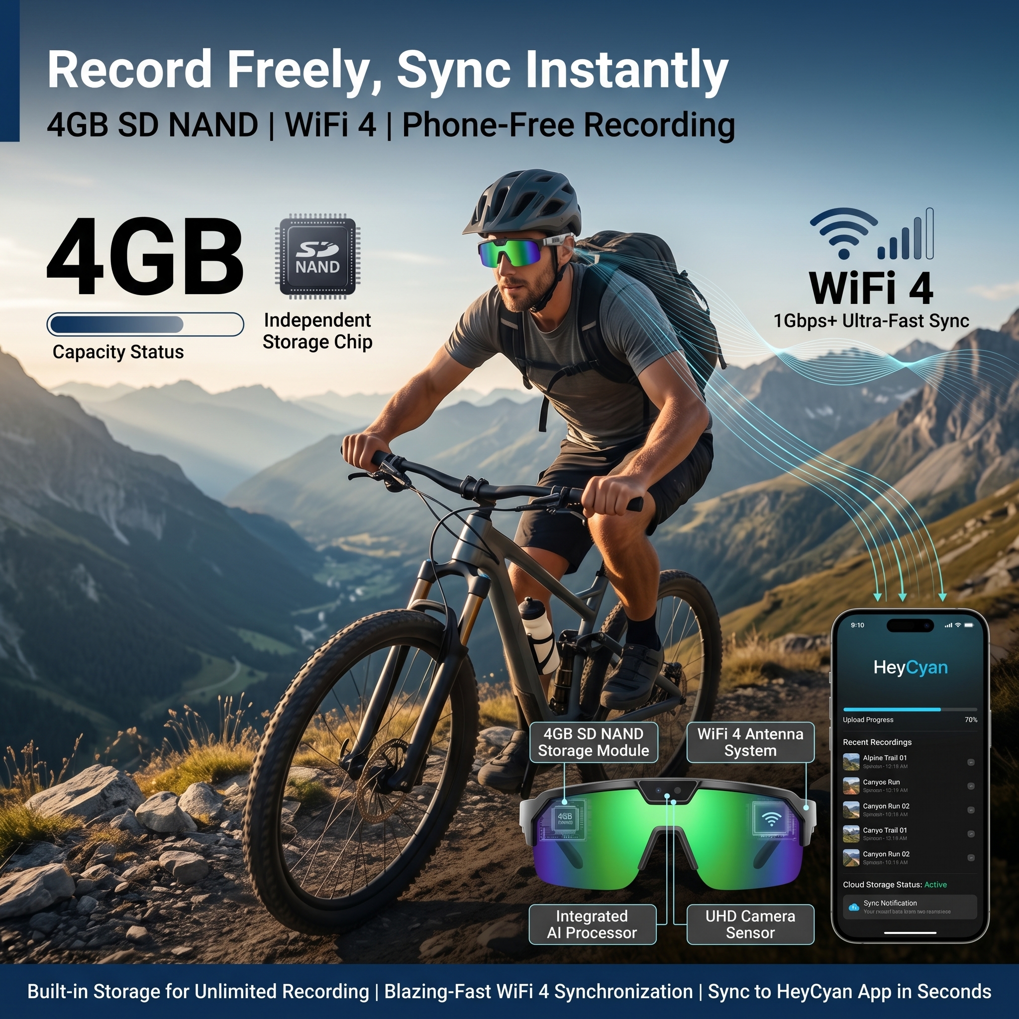 Smart Glasses with 4K HD Anti- – Smart Glasses Lens recenzja i cena