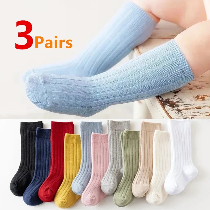 3Pairs/Lot Baby Knee High Sock – Baby Sock Oximeter recenzja i cena